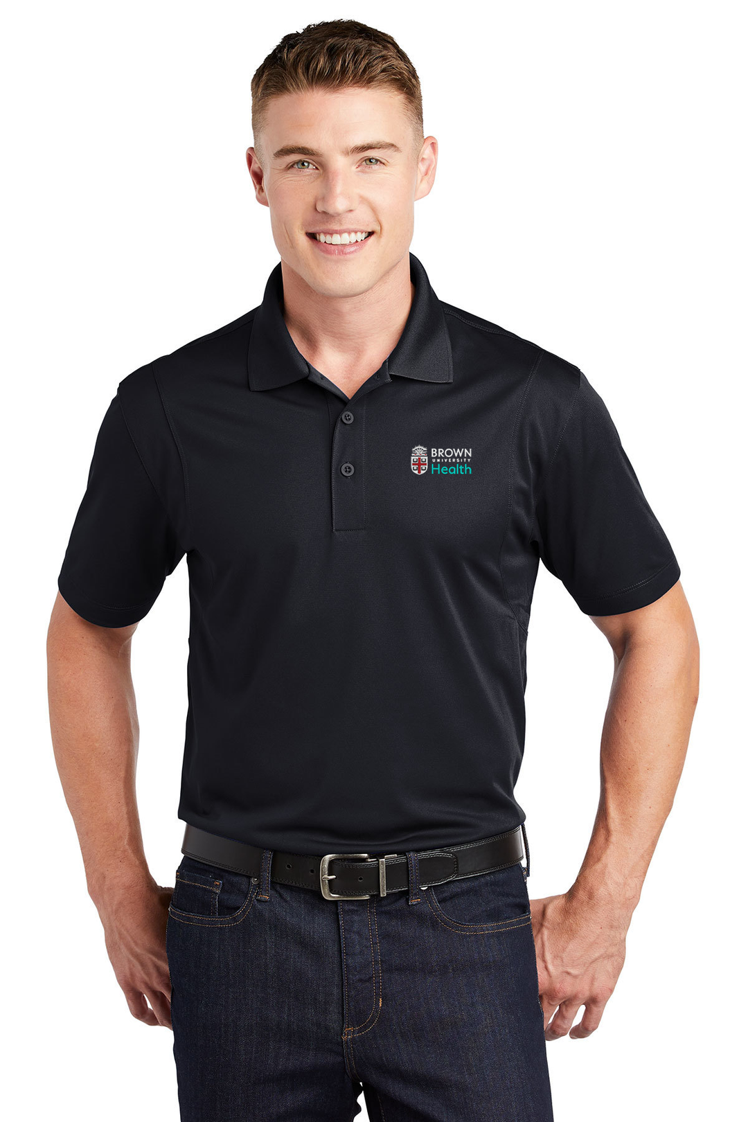 Sport-Tek ST650 Men's Micropique Polo Black