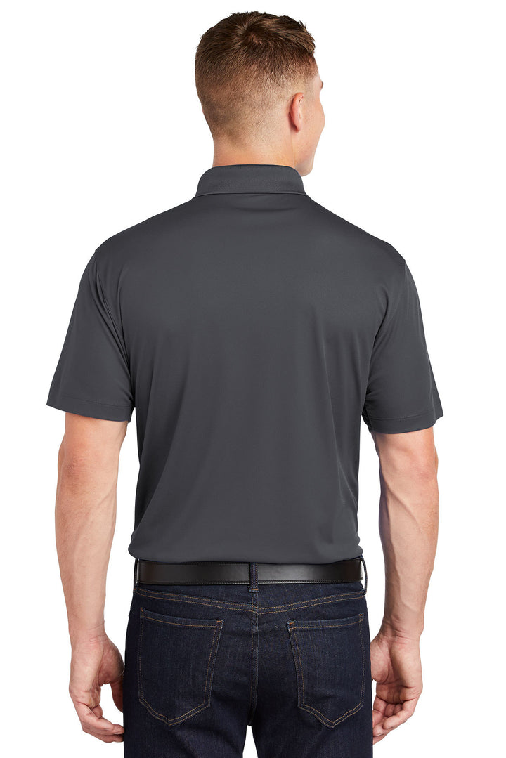 Sport-Tek ST650 Men's Micropique Polo Iron Grey