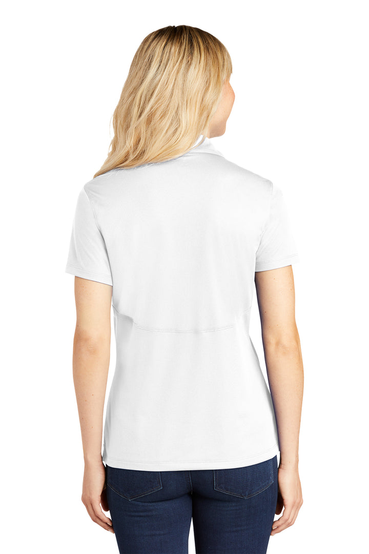 Sport-Tek LST650 Women's Micropique Polo White