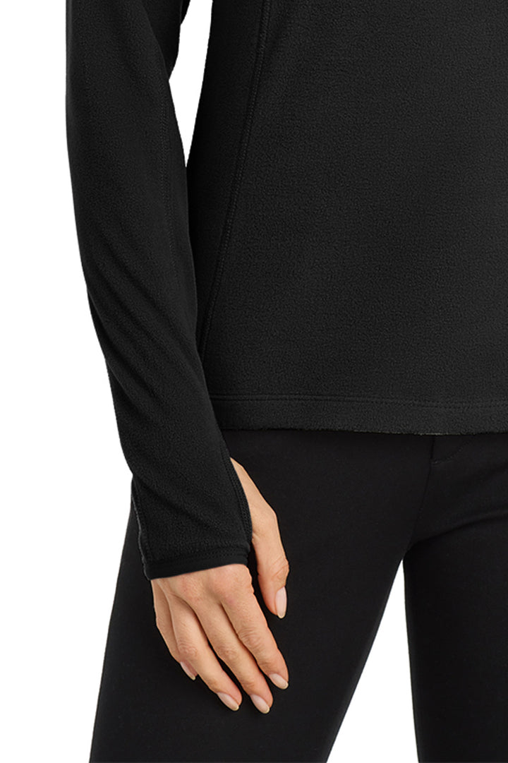 Port Authority L224 Ladies Microfleece 1/2-Zip Pullover LIMITED ITEM