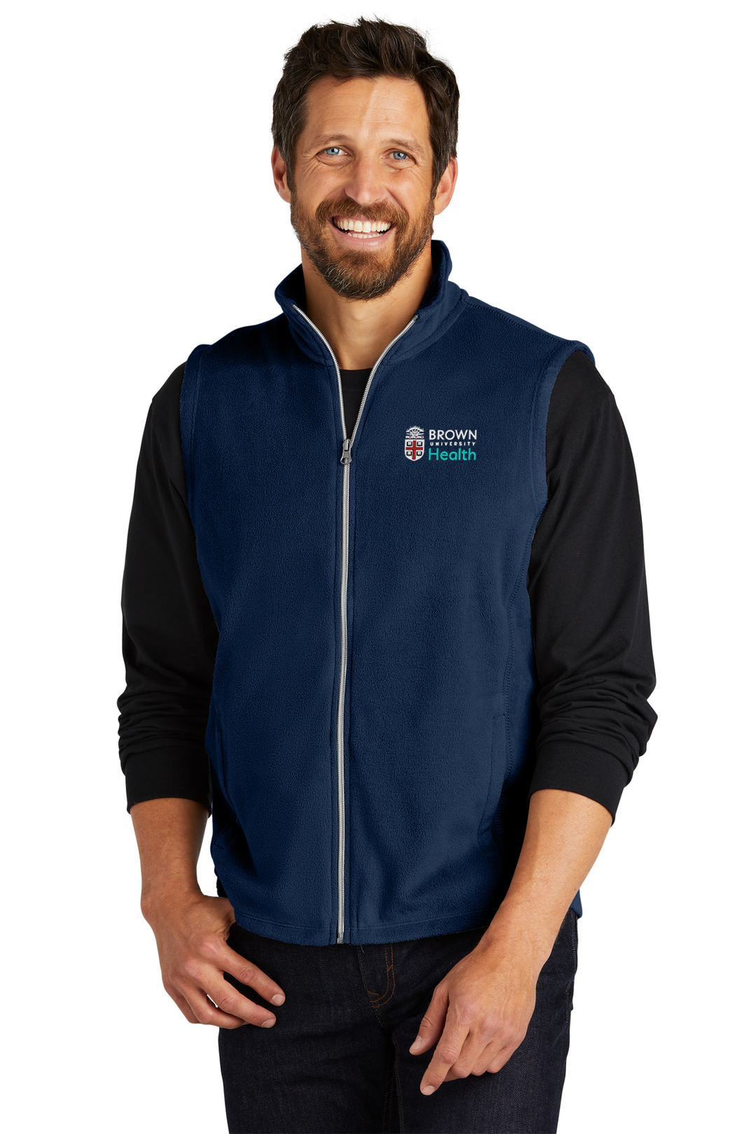 Port Authority F226 Microfleece Vest Navy