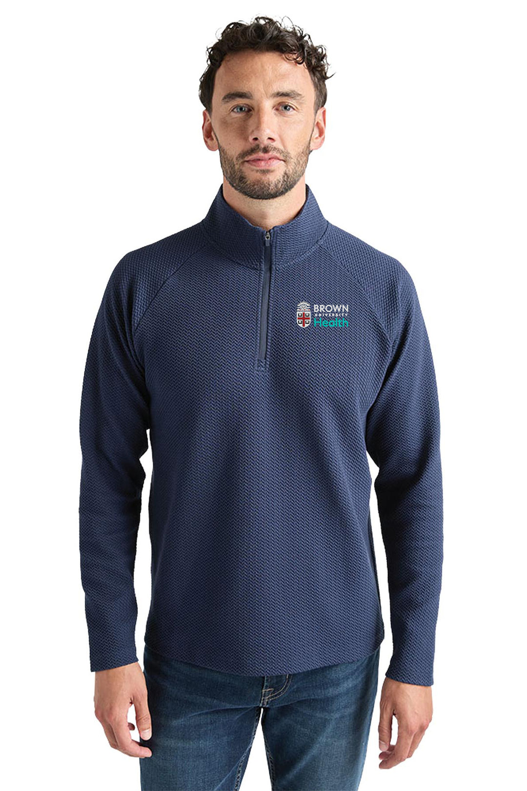 Men's TexturKnit™ Quarter Zip Pullover - 9758