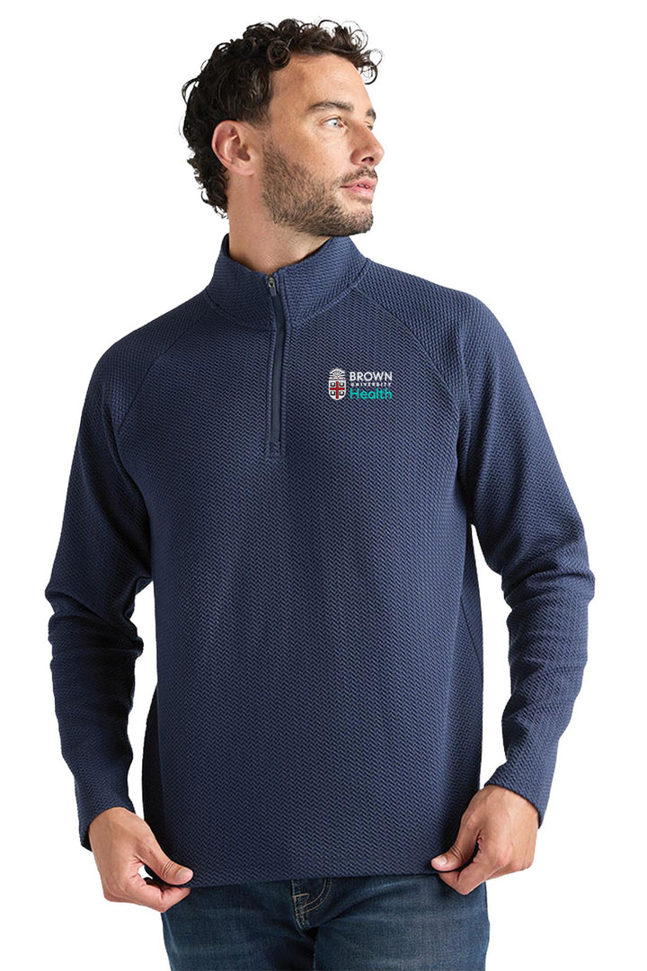 Men's TexturKnit™ Quarter Zip Pullover - 9758
