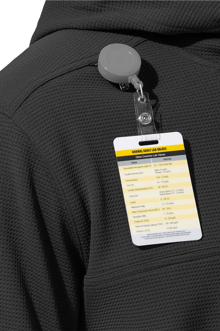 Men's Layers Zip Waffle Hoodie + Logo