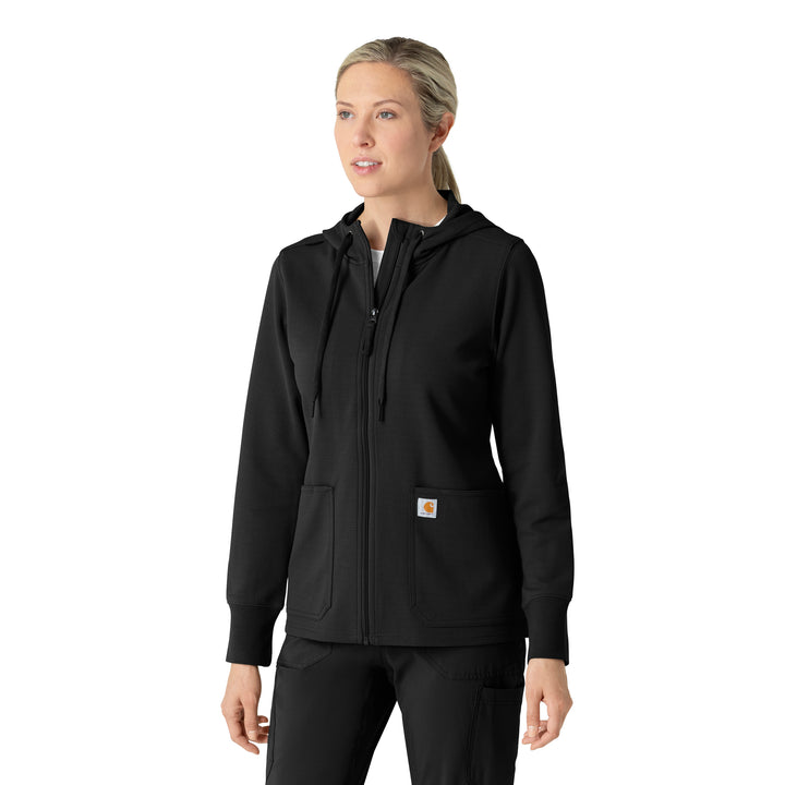 Carhartt® C82008 Rugged Flex Women's Full Zip Waffle Hoodie