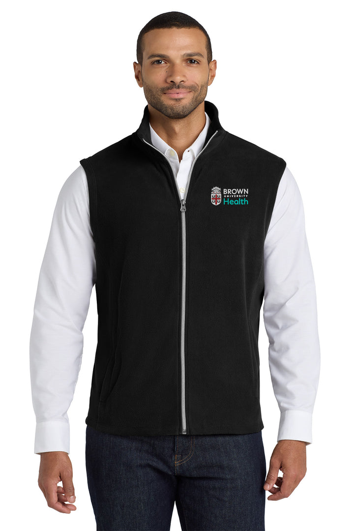 Men's Zippered Microfleece Vest - F226
