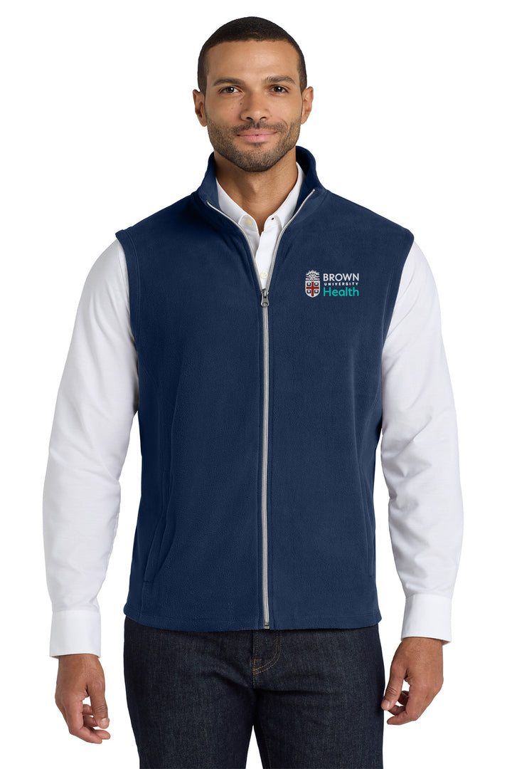 Men's Zippered Microfleece Vest - F226