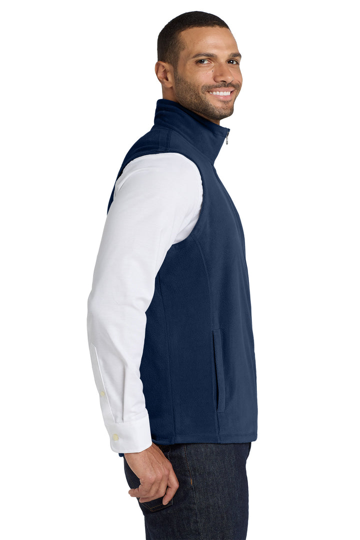 Men's Zippered Microfleece Vest - F226