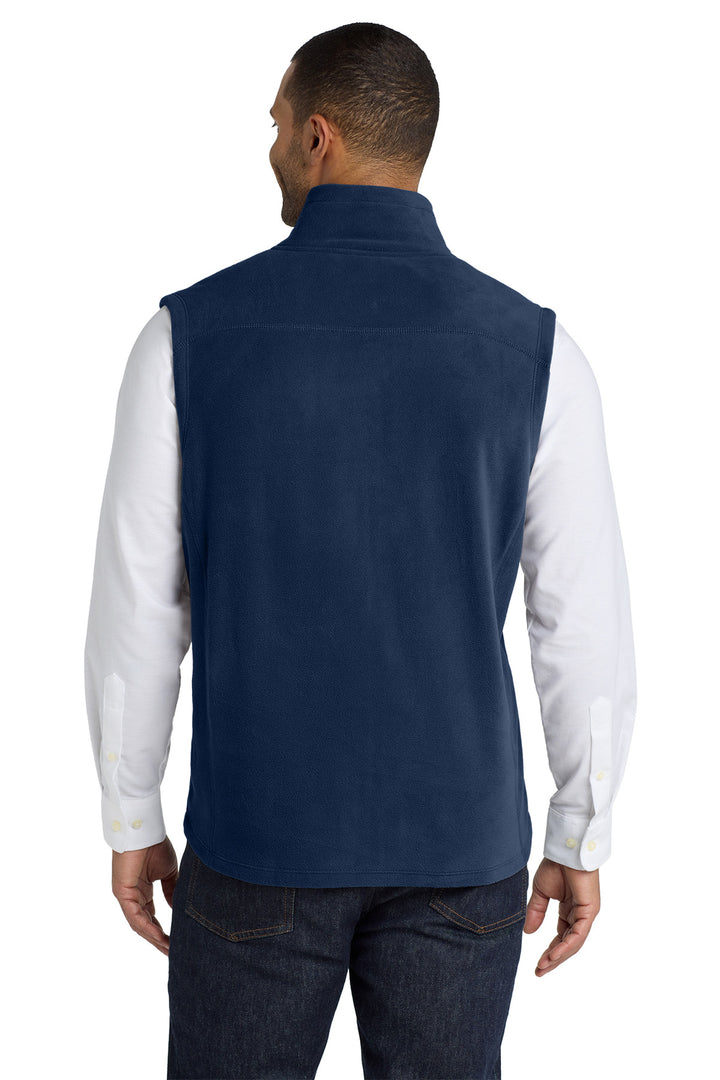 Men's Zippered Microfleece Vest - F226