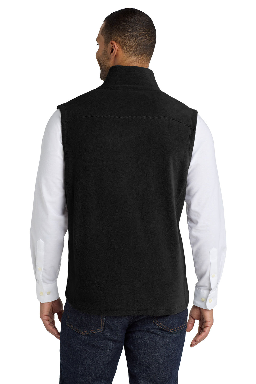 Men's Zippered Microfleece Vest - F226