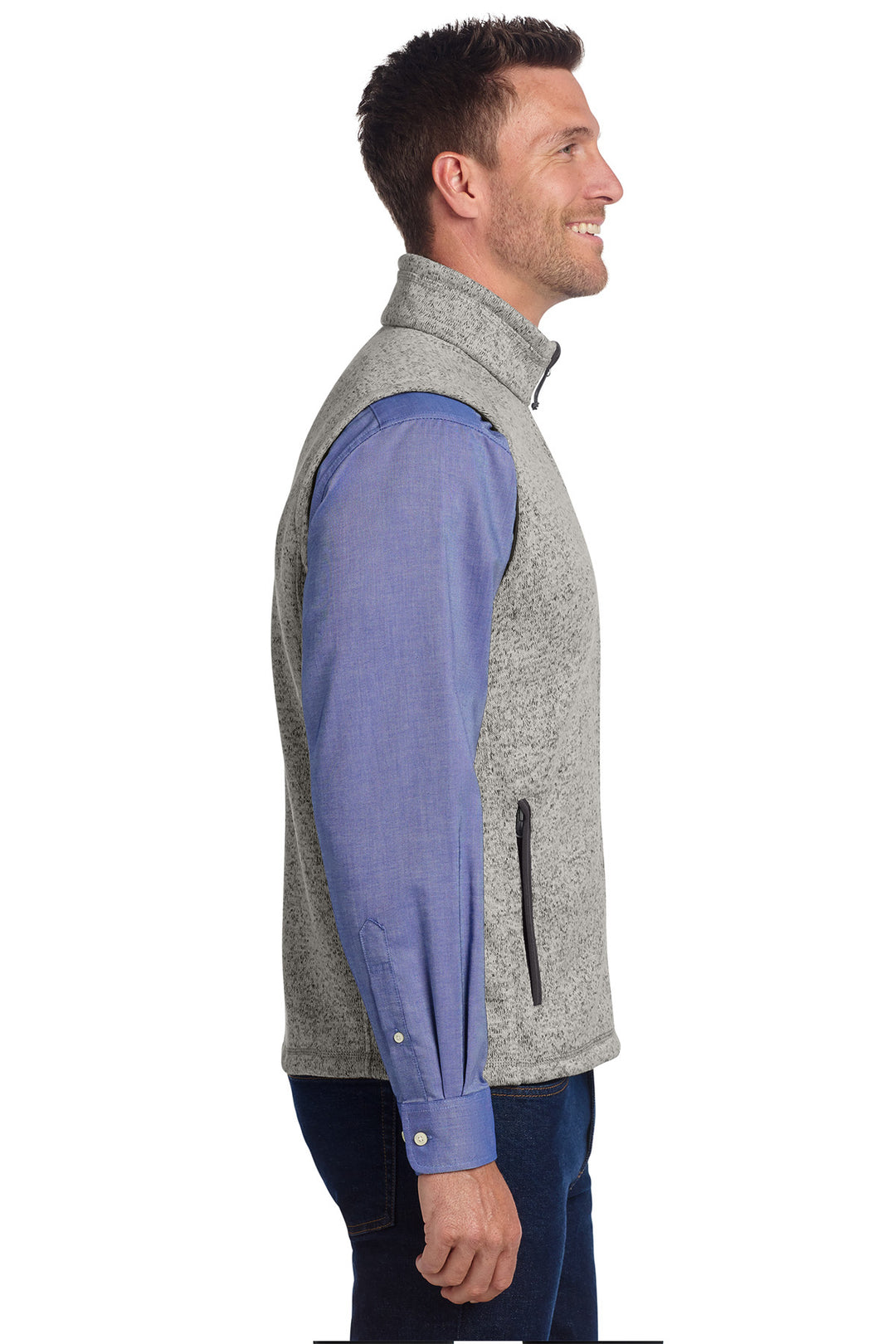 Men's Lightweight Fleece Vest - F236