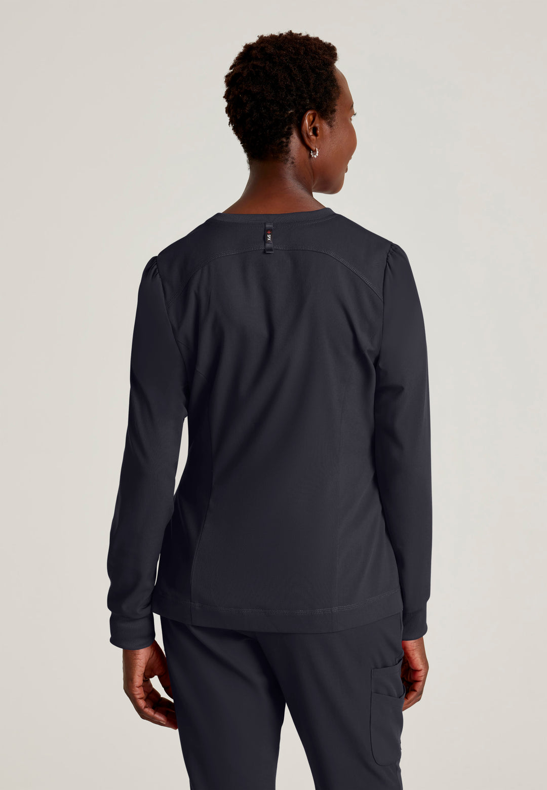 Grey's Anatomy™ Spandex Stretch Women's Millie 3-Pocket Crewneck Jacket