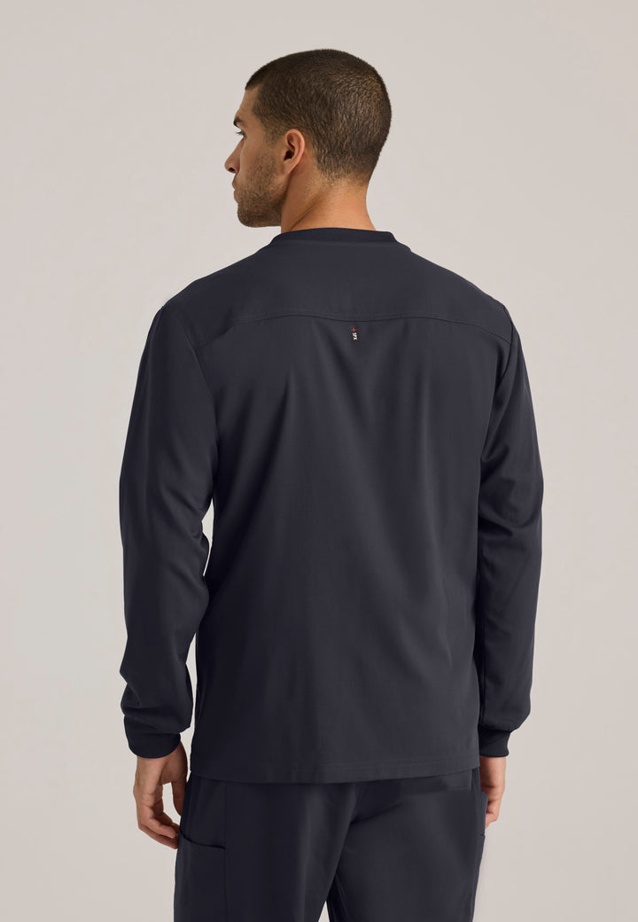 Grey's Anatomy™ Spandex Stretch Men's React 5-Pocket Crewneck Jacket