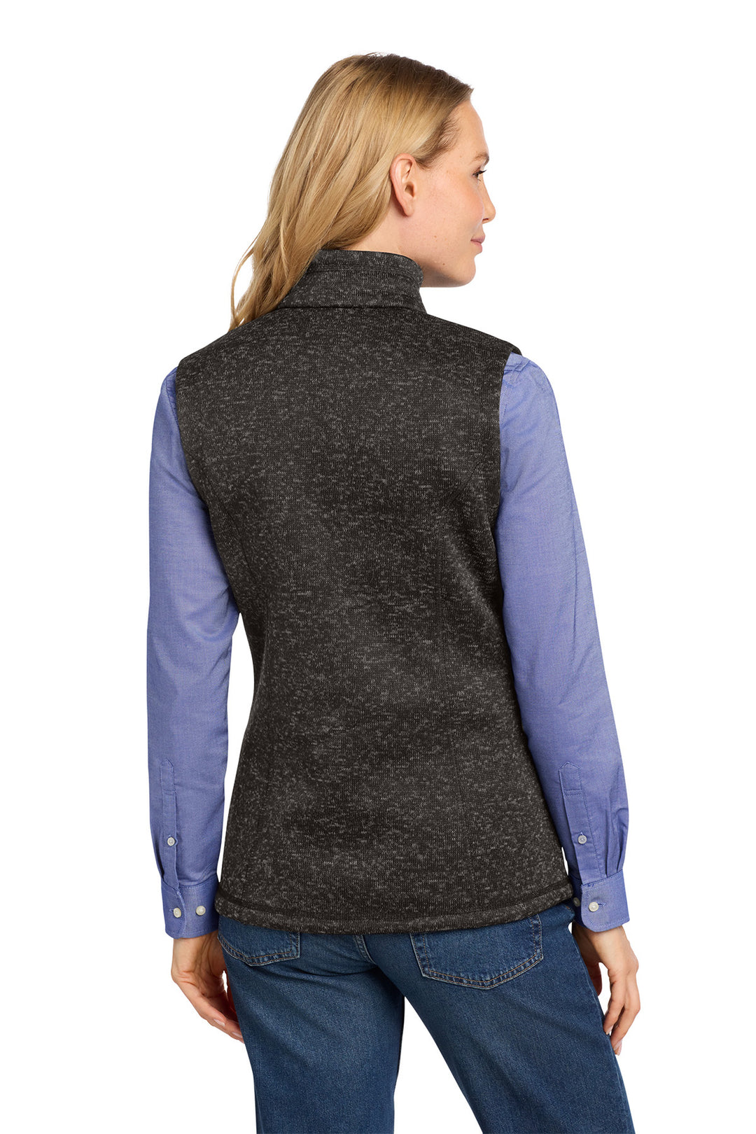 Women's Sweater Fleece Vest - L236