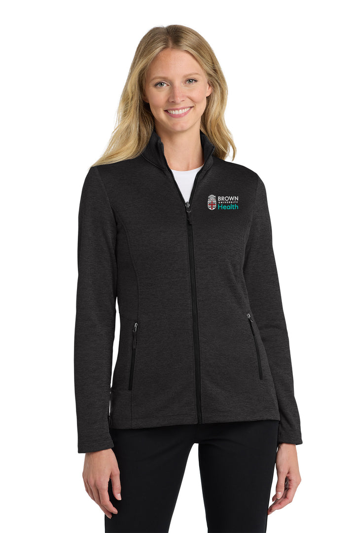 Women's Striated Fleece Jacket - L905
