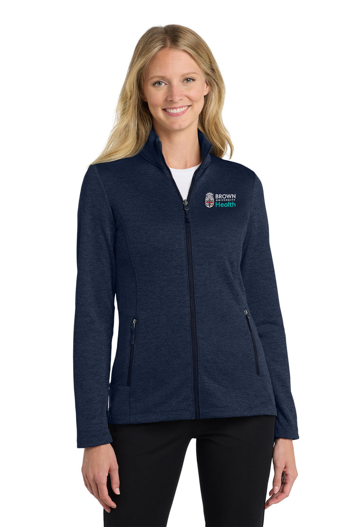 Women's Striated Fleece Jacket - L905