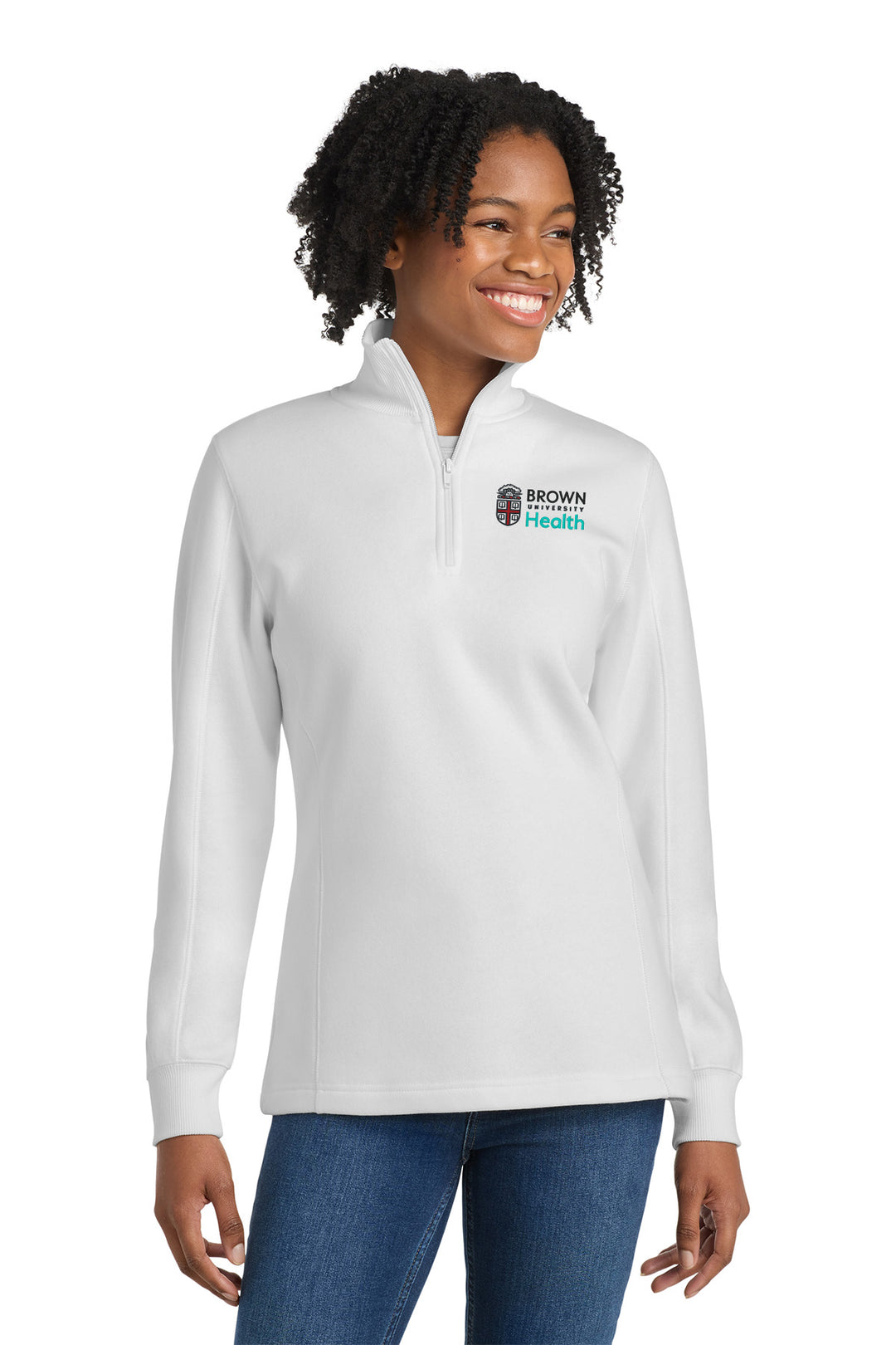 Women's Quarter Zip Sweatshirt - LST253