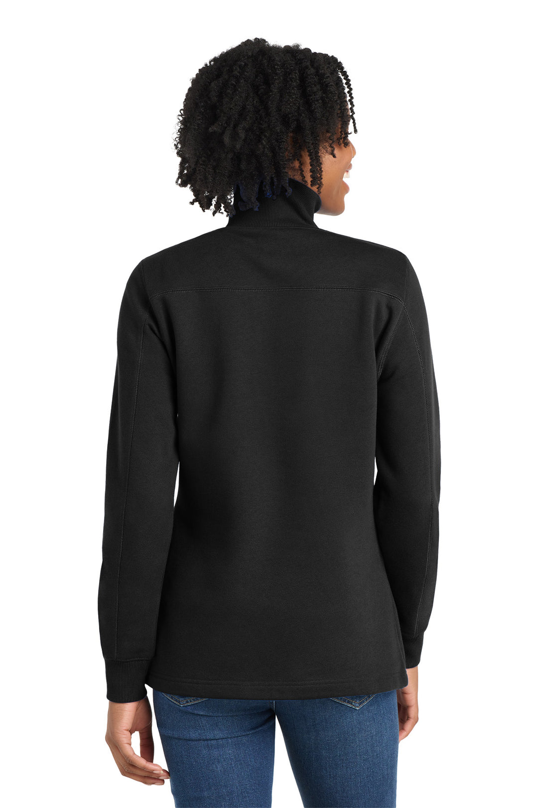 Women's Quarter Zip Sweatshirt - LST253