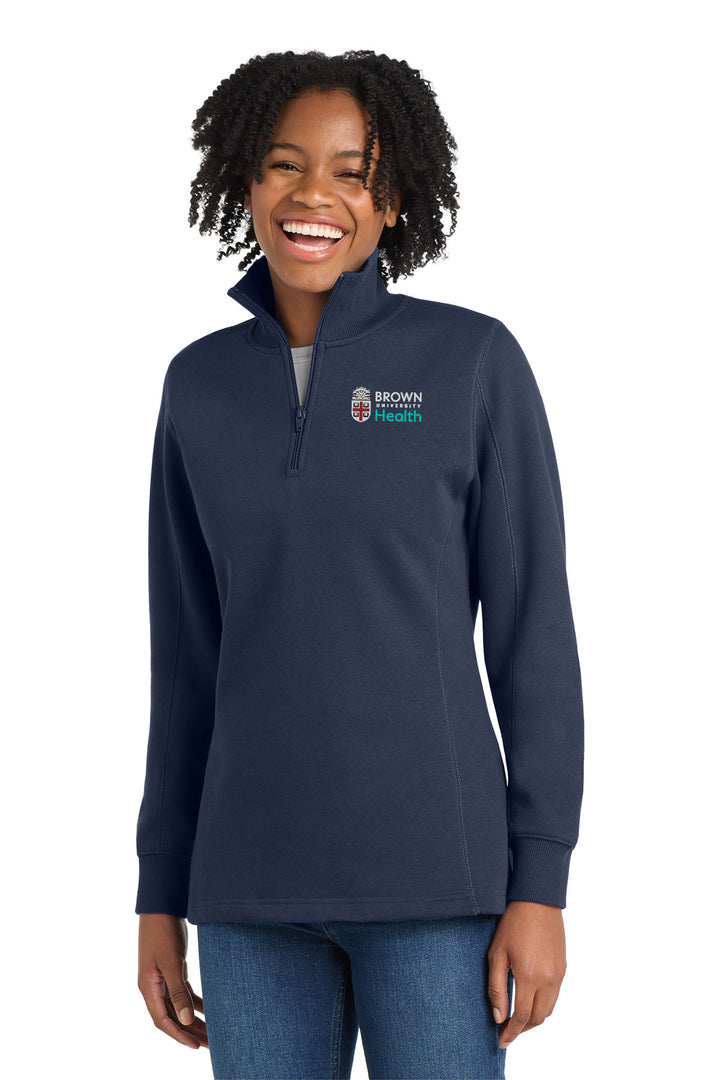 Women's Quarter Zip Sweatshirt - LST253
