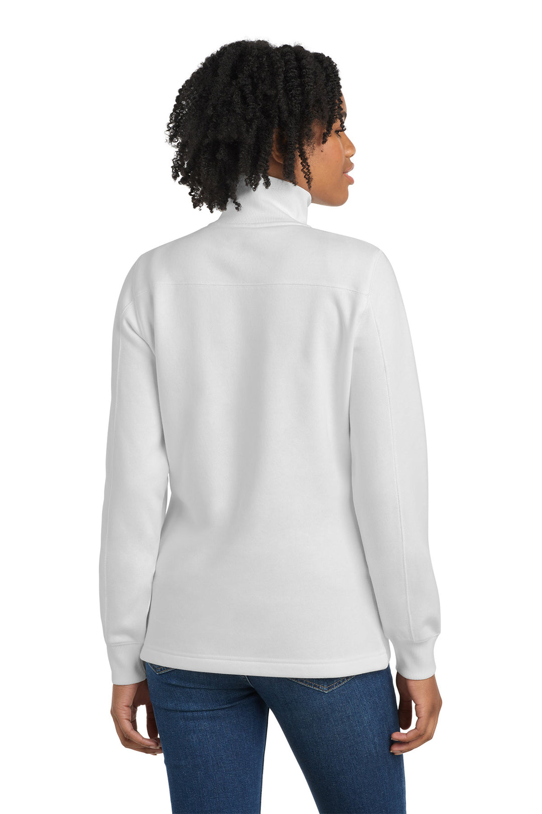 Women's Quarter Zip Sweatshirt - LST253