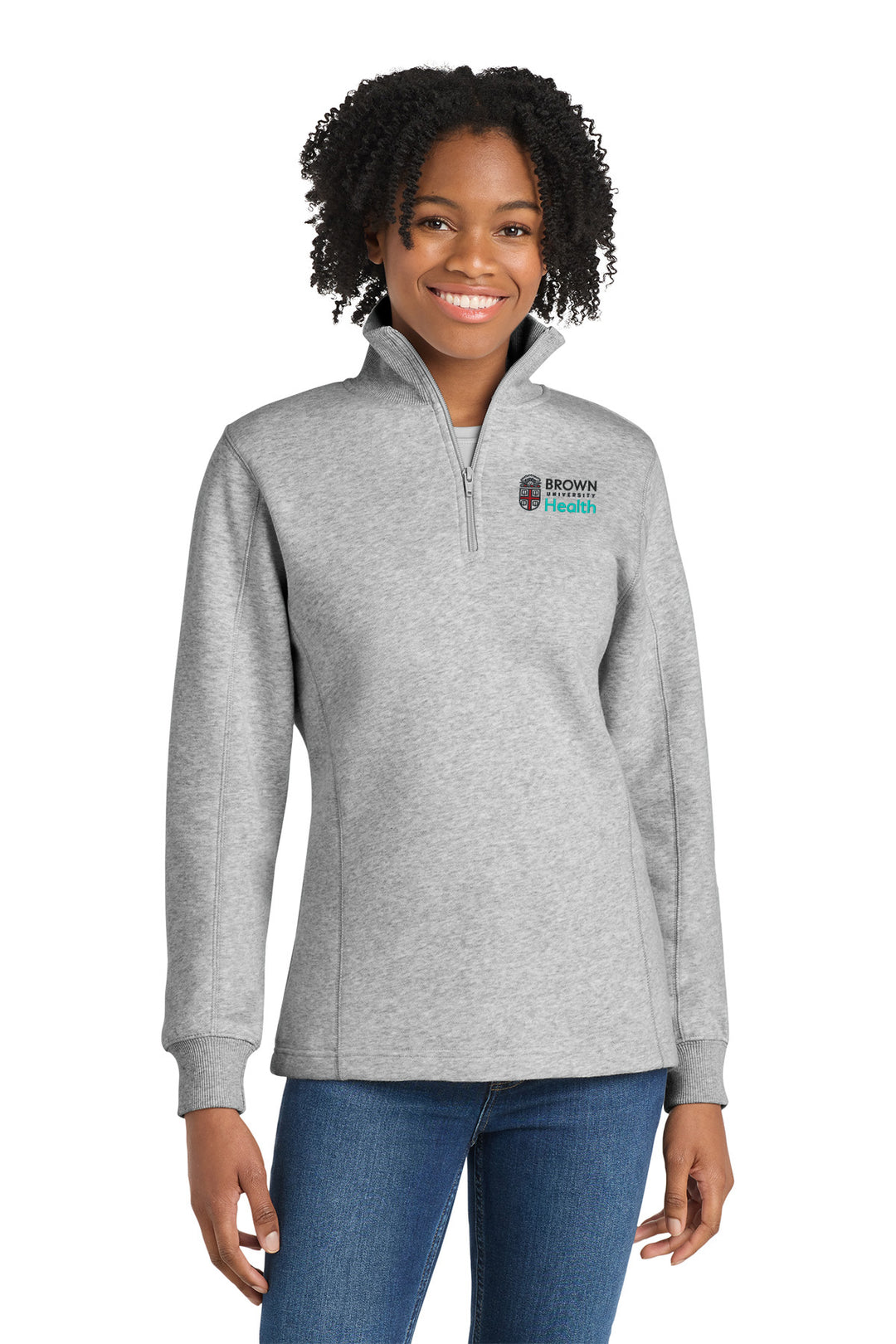Women's Quarter Zip Sweatshirt - LST253