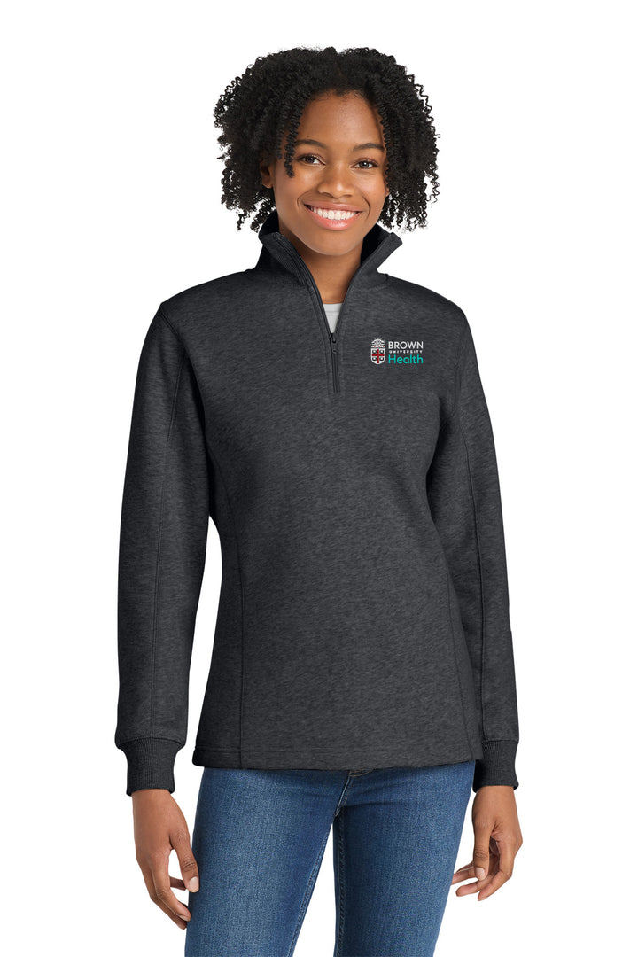 Women's Quarter Zip Sweatshirt - LST253