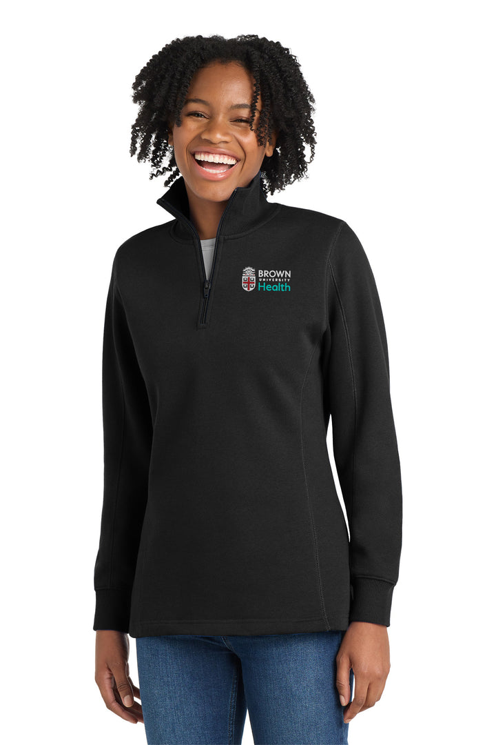 Women's Quarter Zip Sweatshirt - LST253