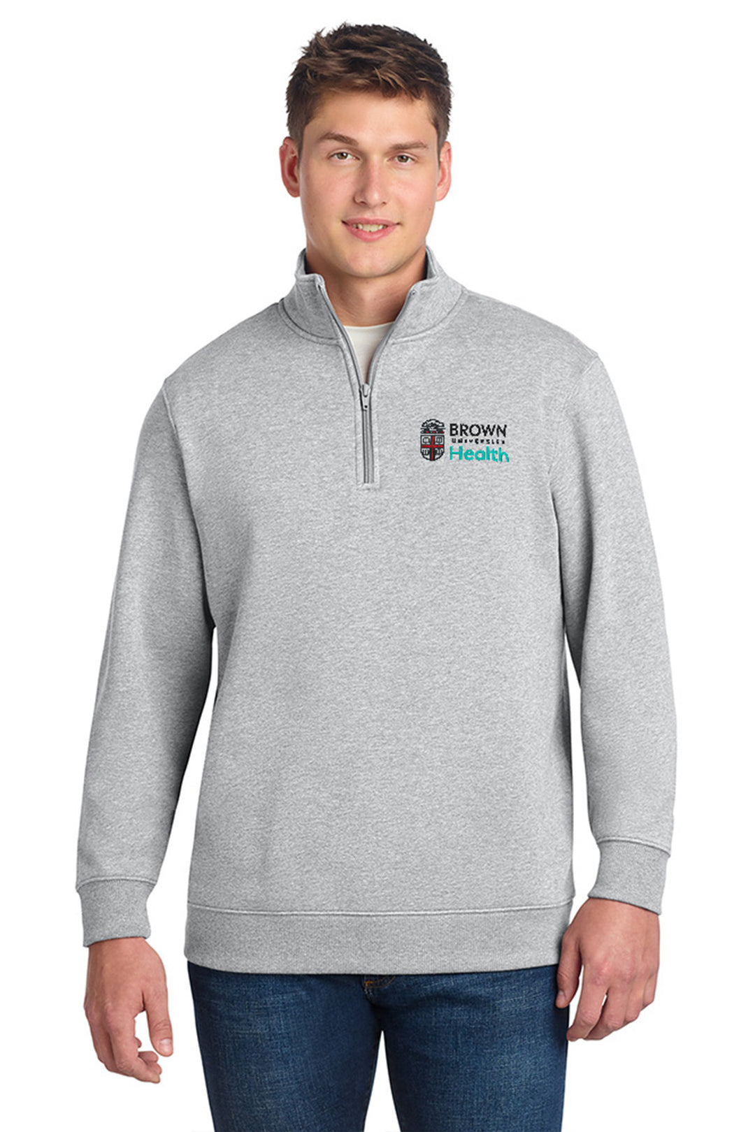 Men's Quarter Zip Sweatshirt - ST253