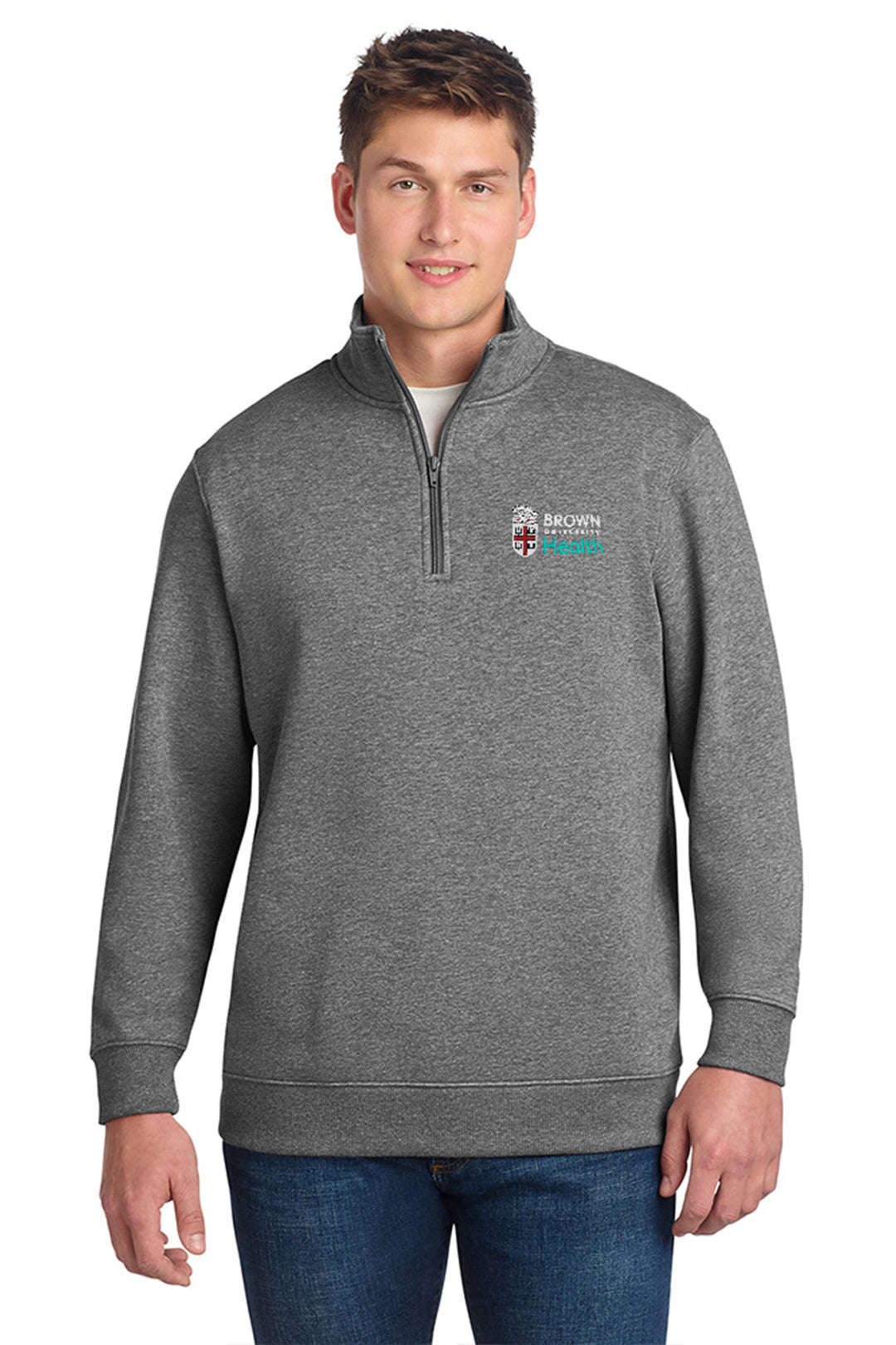 Men's Quarter Zip Sweatshirt - ST253