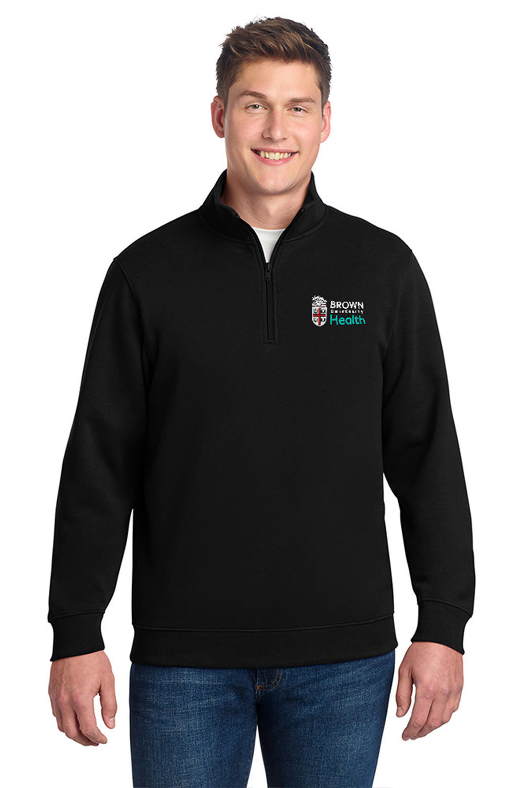Men's Quarter Zip Sweatshirt - ST253