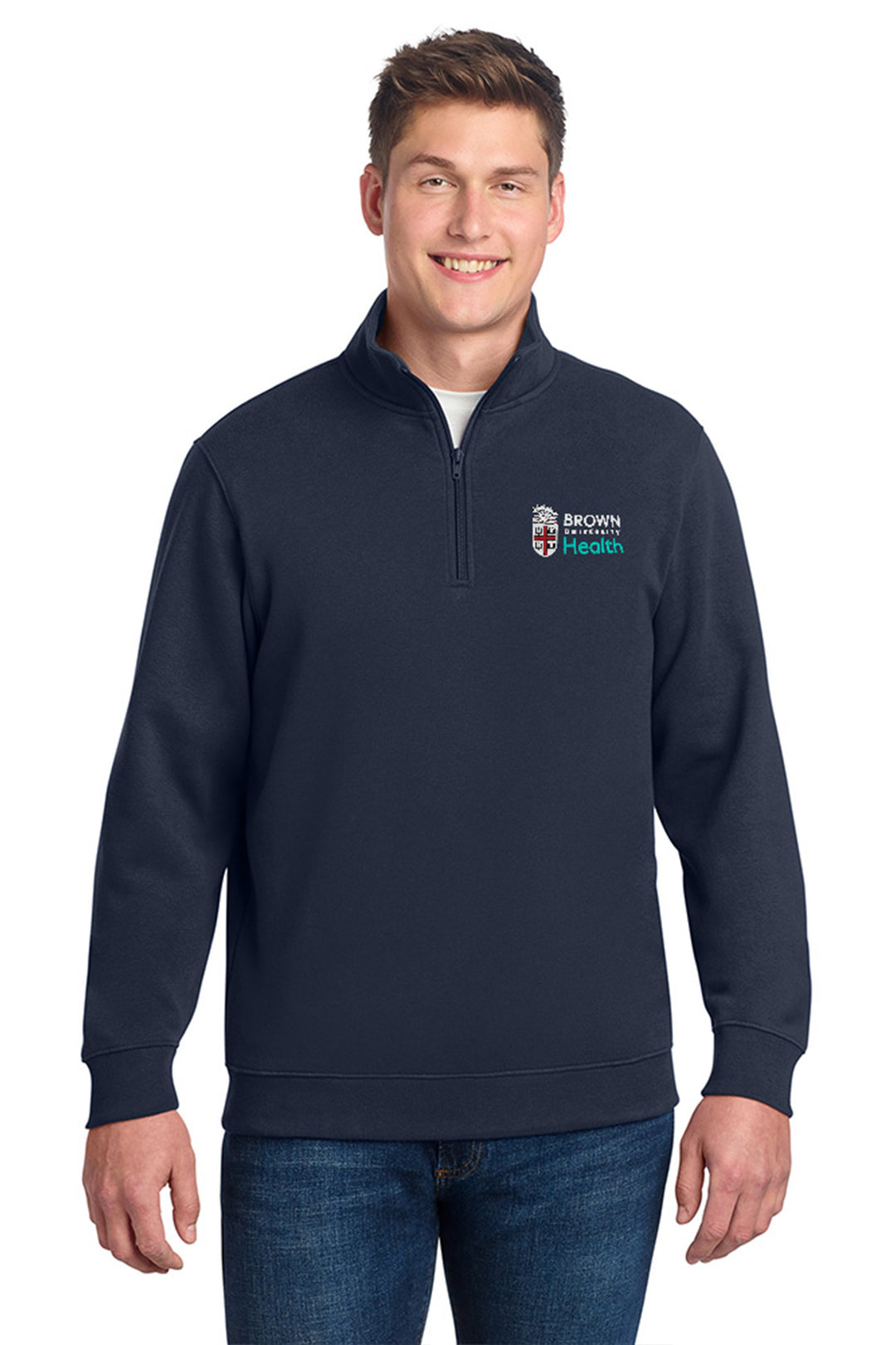 Men's Quarter Zip Sweatshirt - ST253