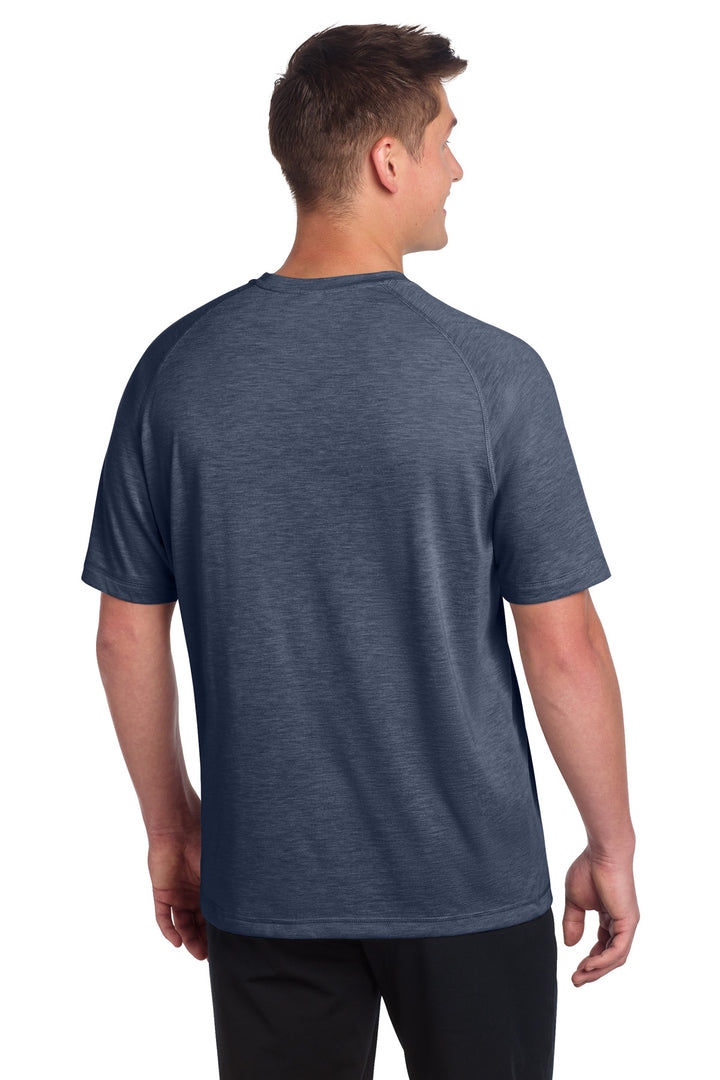 Men's Tri-Blend Wicking Raglan Tee - ST400