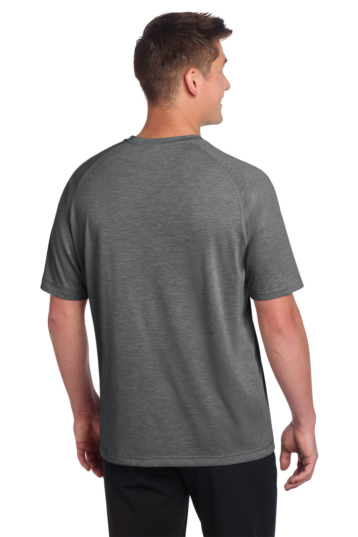 Men's Tri-Blend Wicking Raglan Tee - ST400