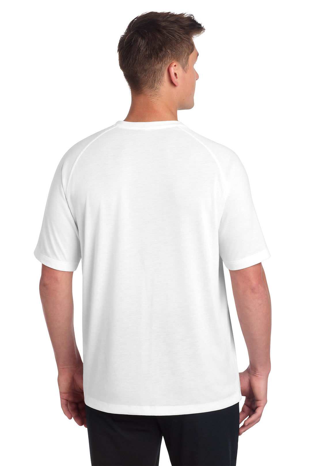 Men's Tri-Blend Wicking Raglan Tee - ST400