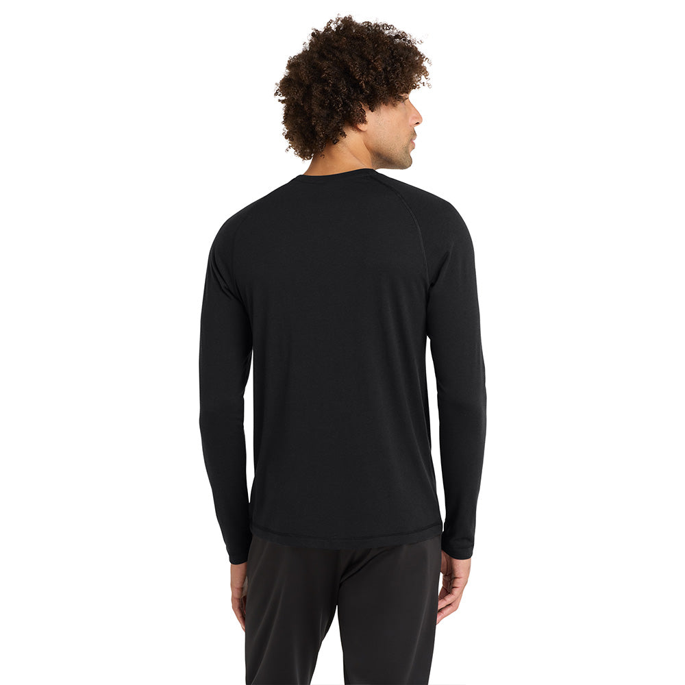 Sport-Tek® Men's Long Sleeve Tri-Blend Wicking Raglan Tee
