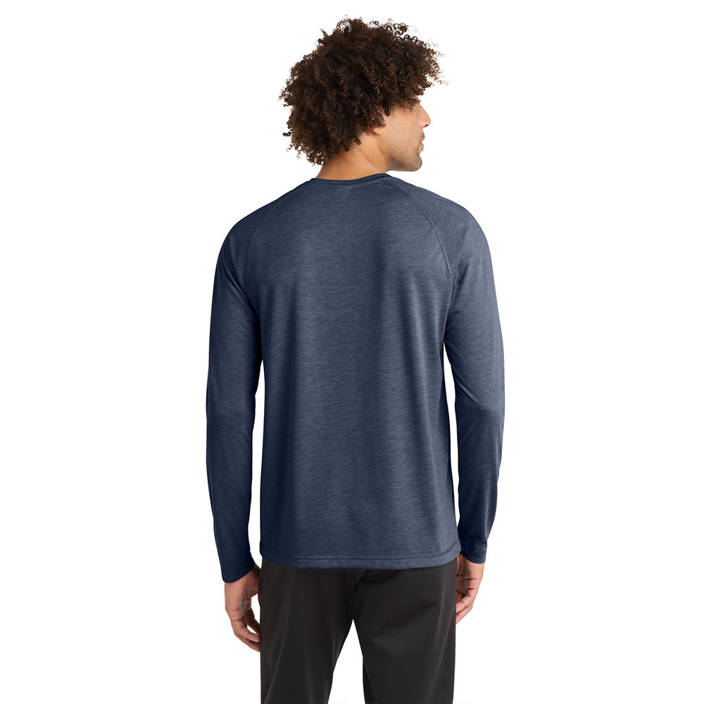 Sport-Tek® Men's Long Sleeve Tri-Blend Wicking Raglan Tee