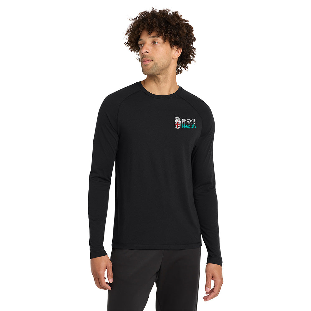 Sport-Tek® Men's Long Sleeve Tri-Blend Wicking Raglan Tee