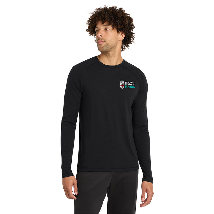 Sport-Tek® Men's Long Sleeve Tri-Blend Wicking Raglan Tee