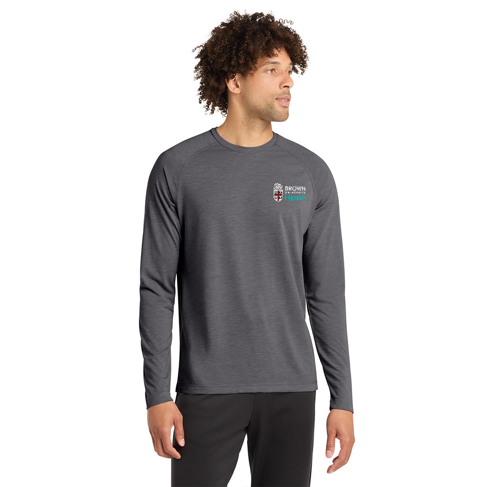 Sport-Tek® Men's Long Sleeve Tri-Blend Wicking Raglan Tee