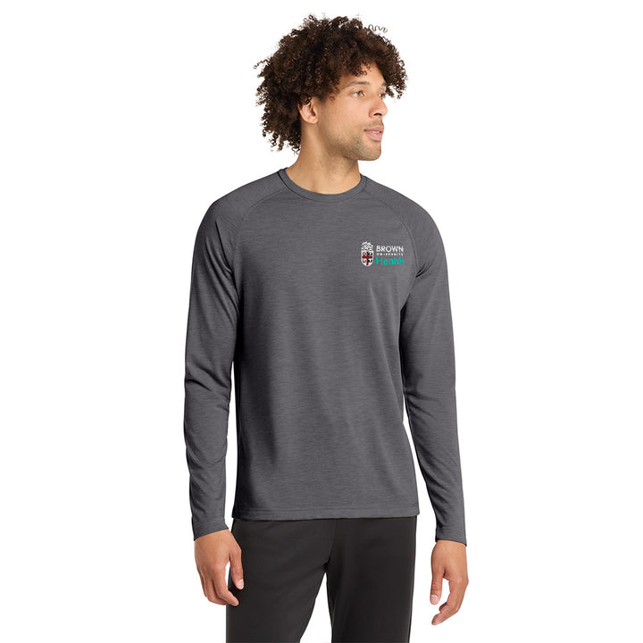 Sport-Tek® Men's Long Sleeve Tri-Blend Wicking Raglan Tee