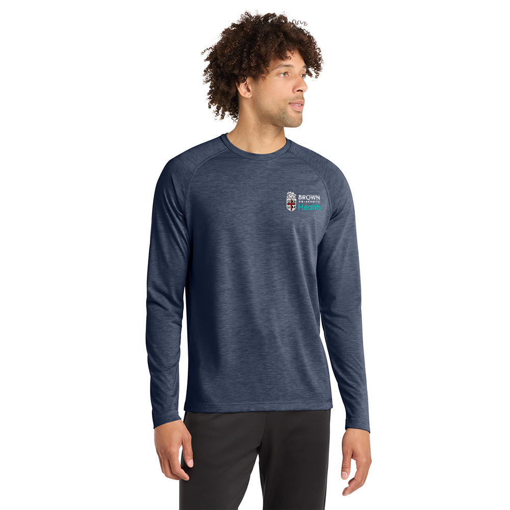 Sport-Tek® Men's Long Sleeve Tri-Blend Wicking Raglan Tee