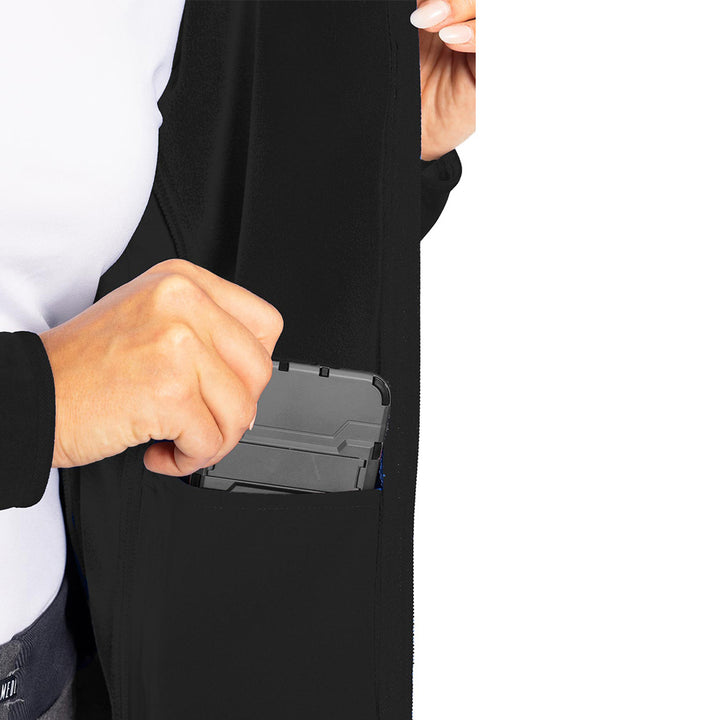 Med Couture MC8684 Women's Performance Fleece Black