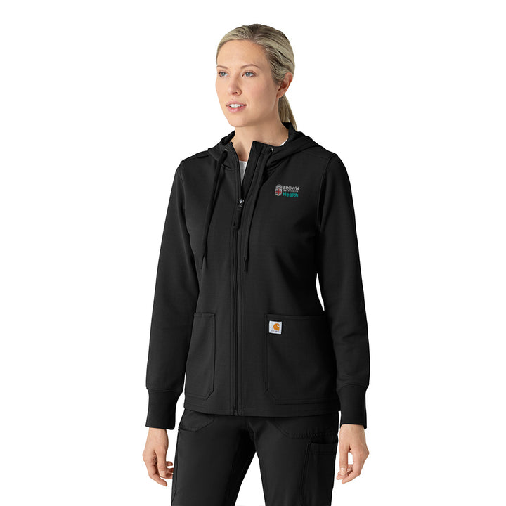 Carhartt® C82008 Rugged Flex Women's Full Zip Waffle Hoodie
