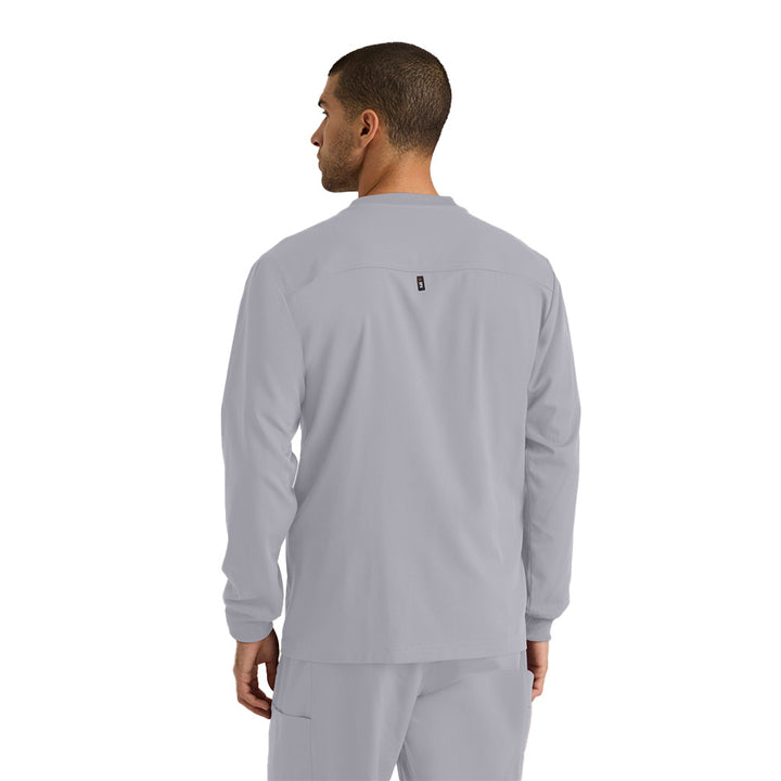 Grey's Anatomy™ Spandex Stretch Men's React 5-Pocket Crewneck Jacket