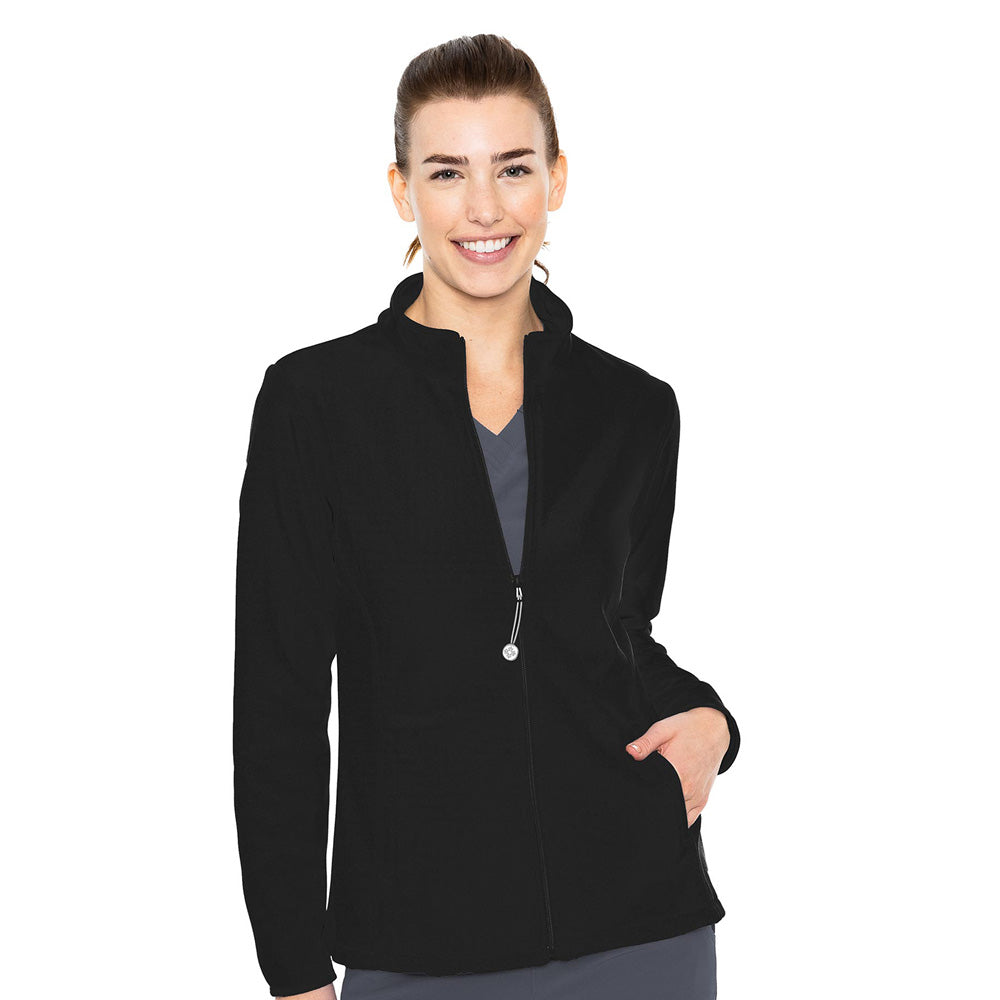 Med Couture MC8684 Women's Performance Fleece Black
