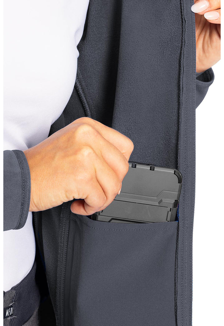 Med Couture MC8684 Women's Performance Fleece Pewter