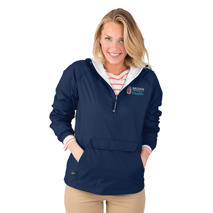 Charles River 9905 Unisex Pullover Rain Jacket Navy
